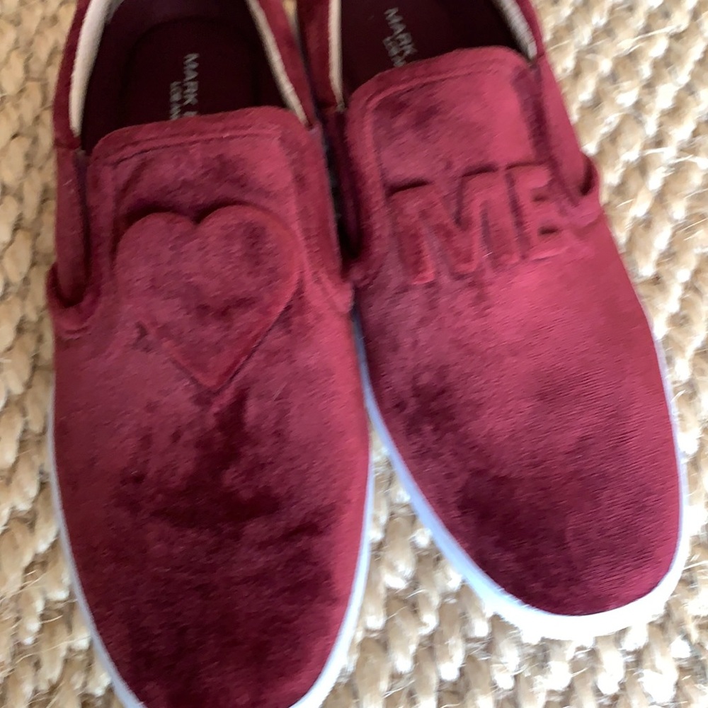 Love Me new Mark Nason velvet sneakers